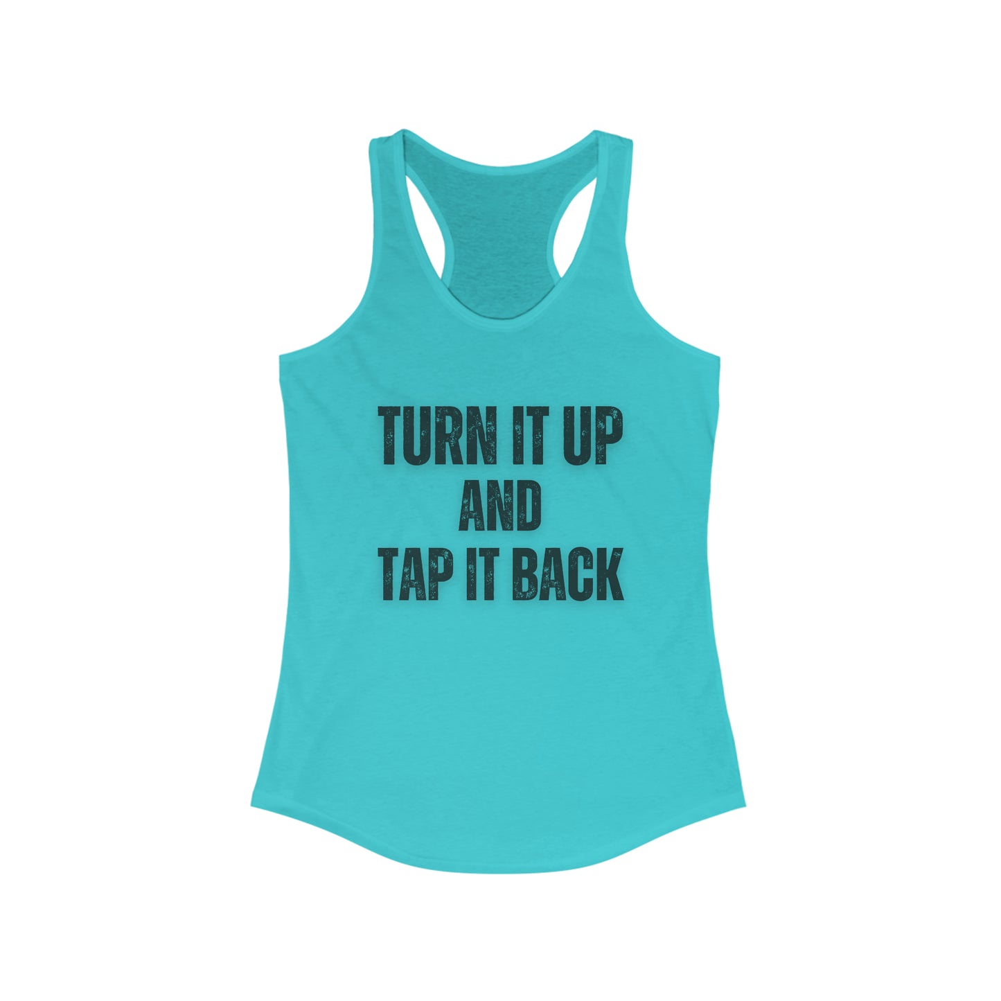 Turn it and tap it back Women's cycling tank top