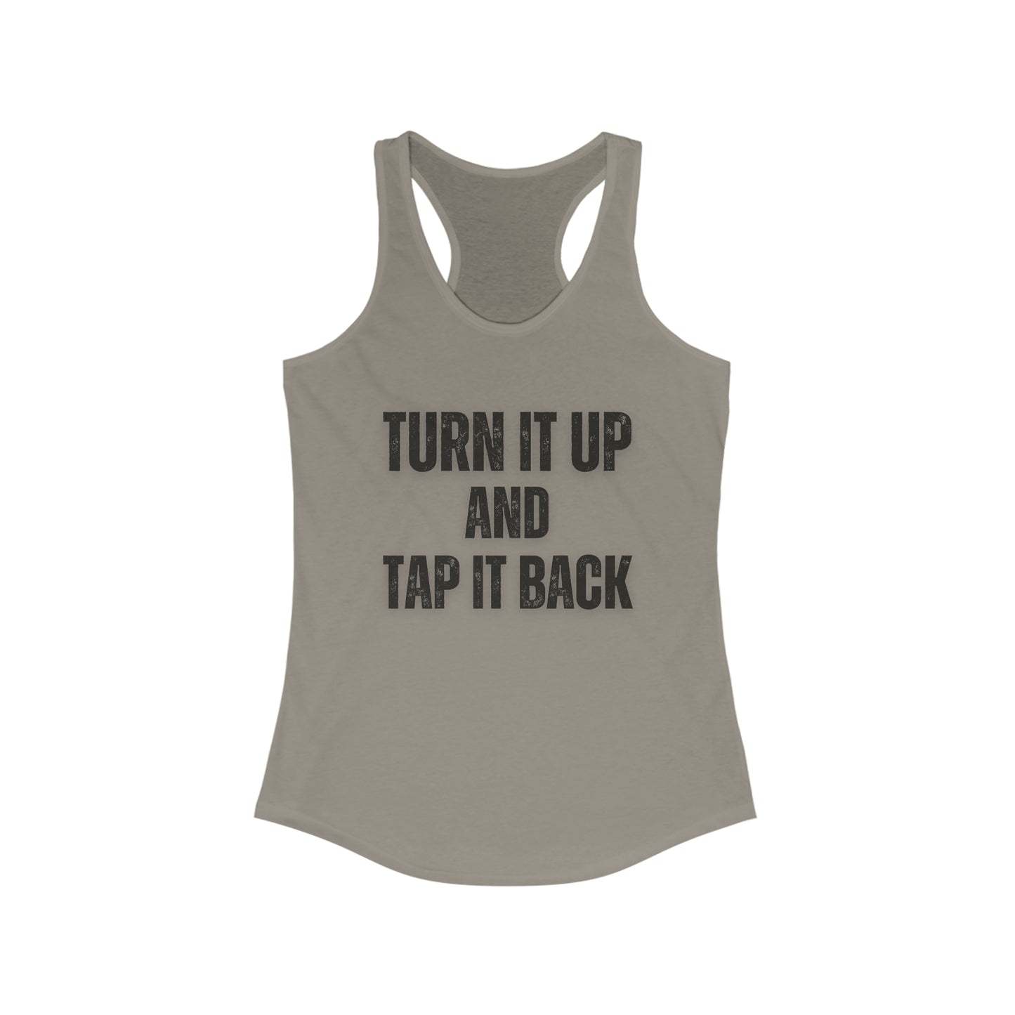 Turn it and tap it back Women's cycling tank top