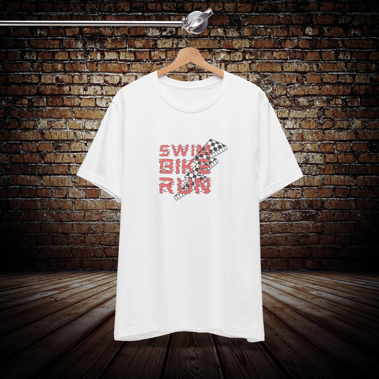 Lightning bolt triathlon shirt