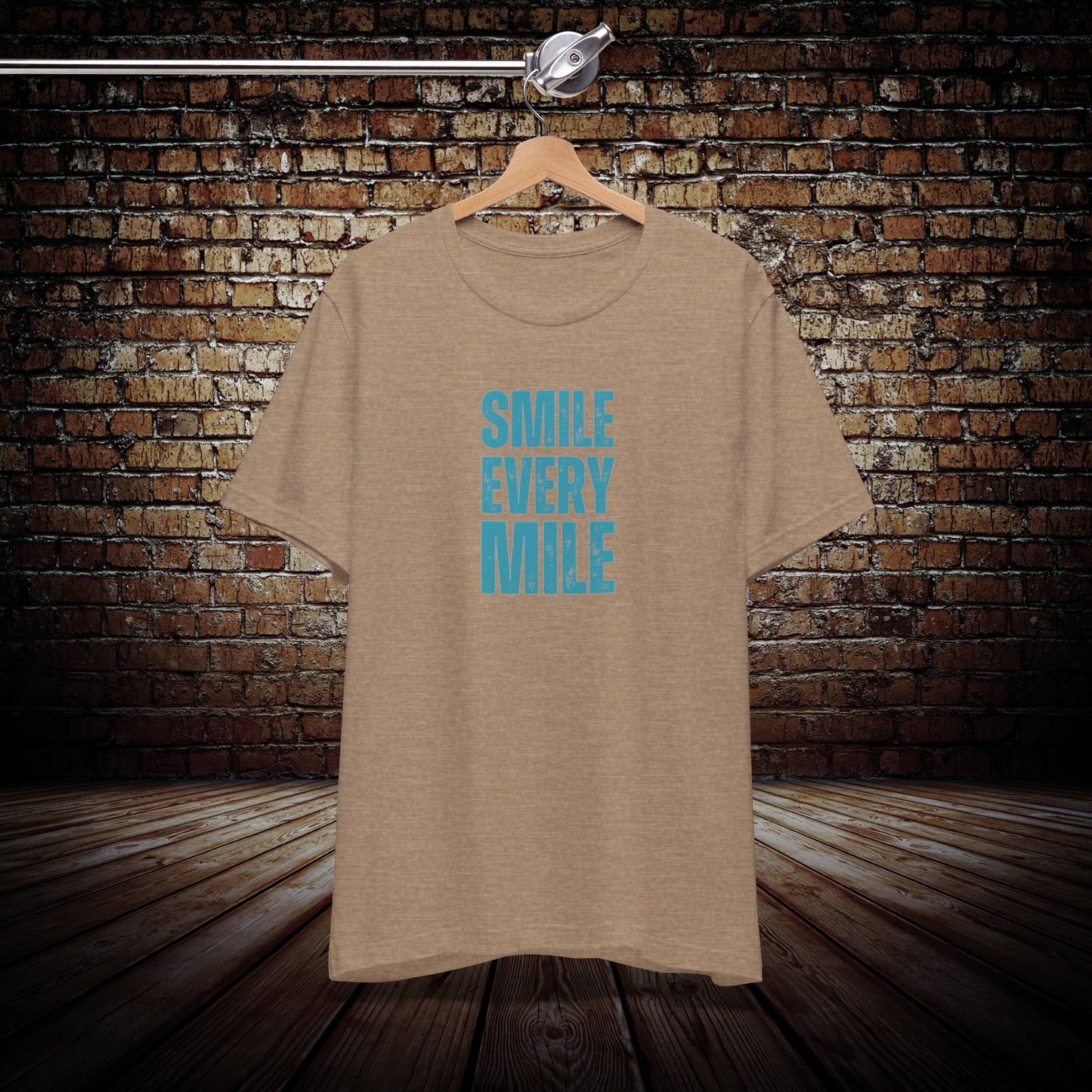 Unisex Running T-shirt - Smile Every Mile