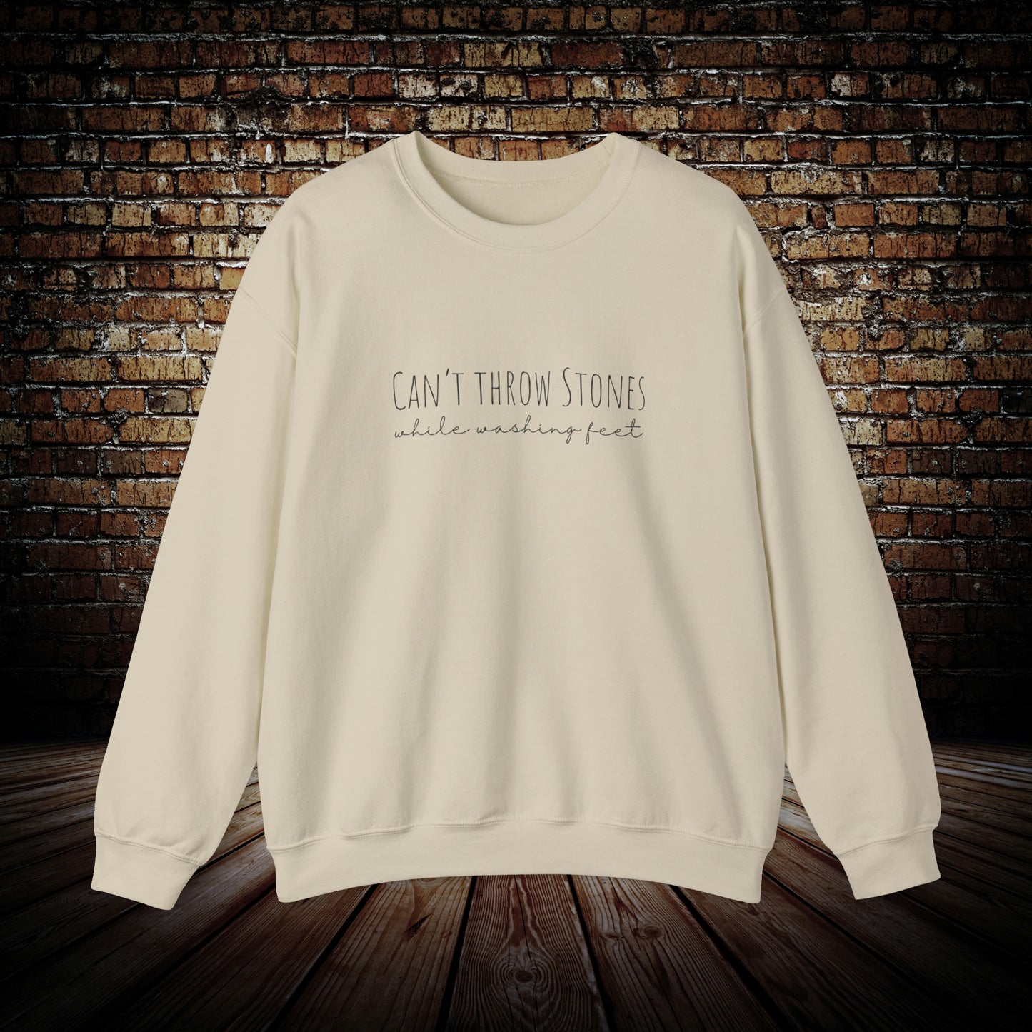 Can't Throw Stones Women's motivational Sweatshirt
