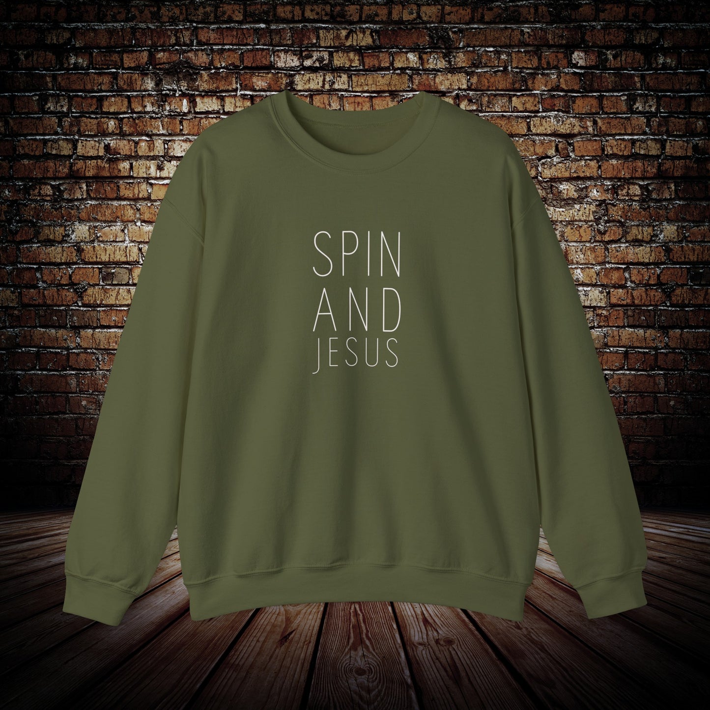 Spin and Jesus Unisex Sweatshirt