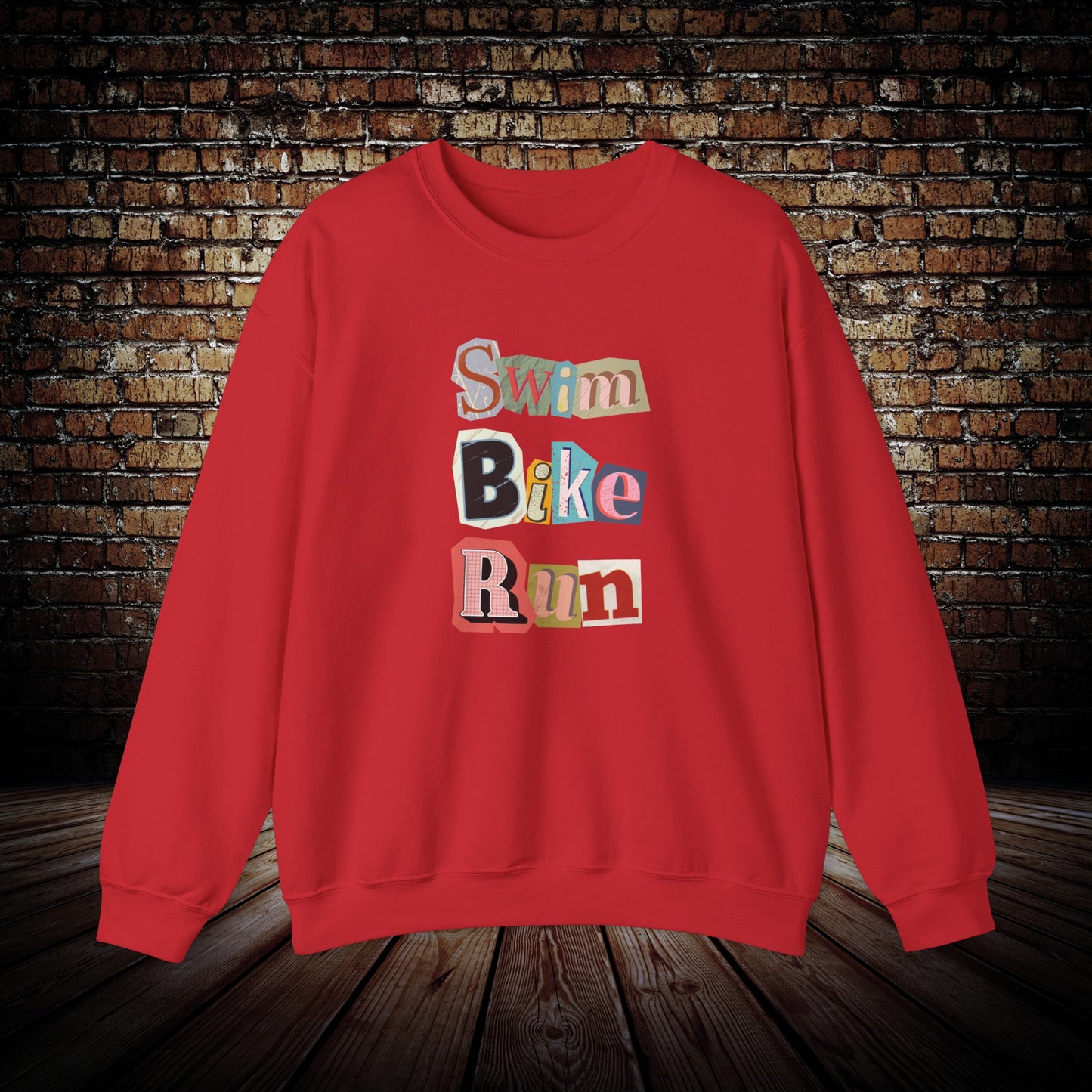 Unisex Triathlon Swim Bike Run sweatshirt