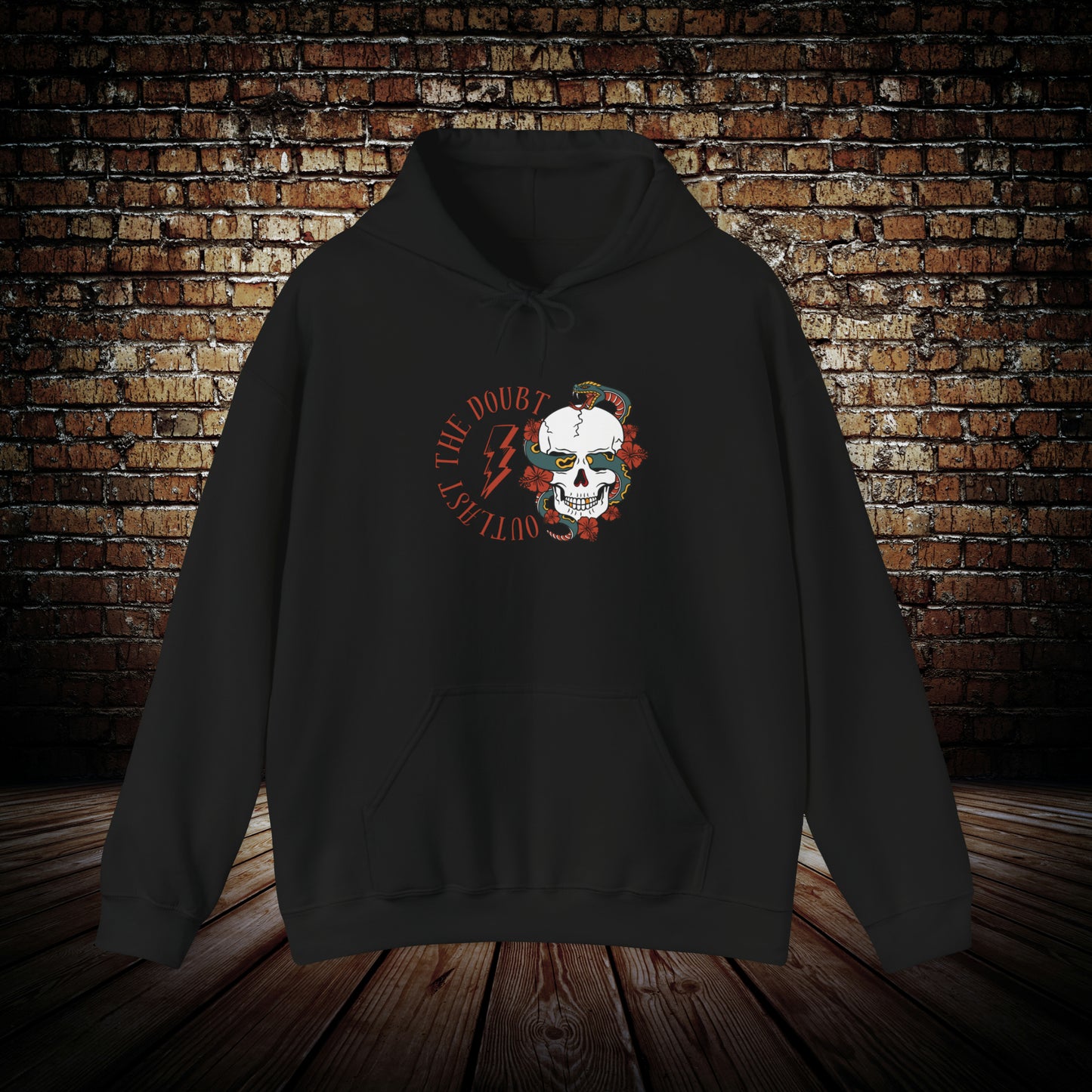 Skull and snake hoodie