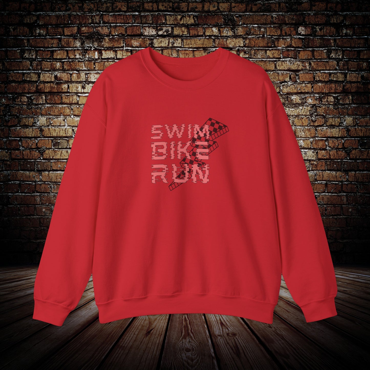 Unisex Triathlon Swim Bike Run Sweatshirt