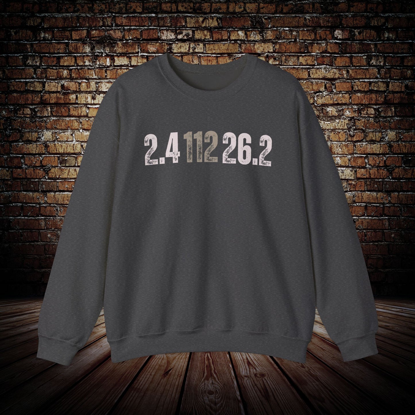 Ironman by the numbers Sweatshirt