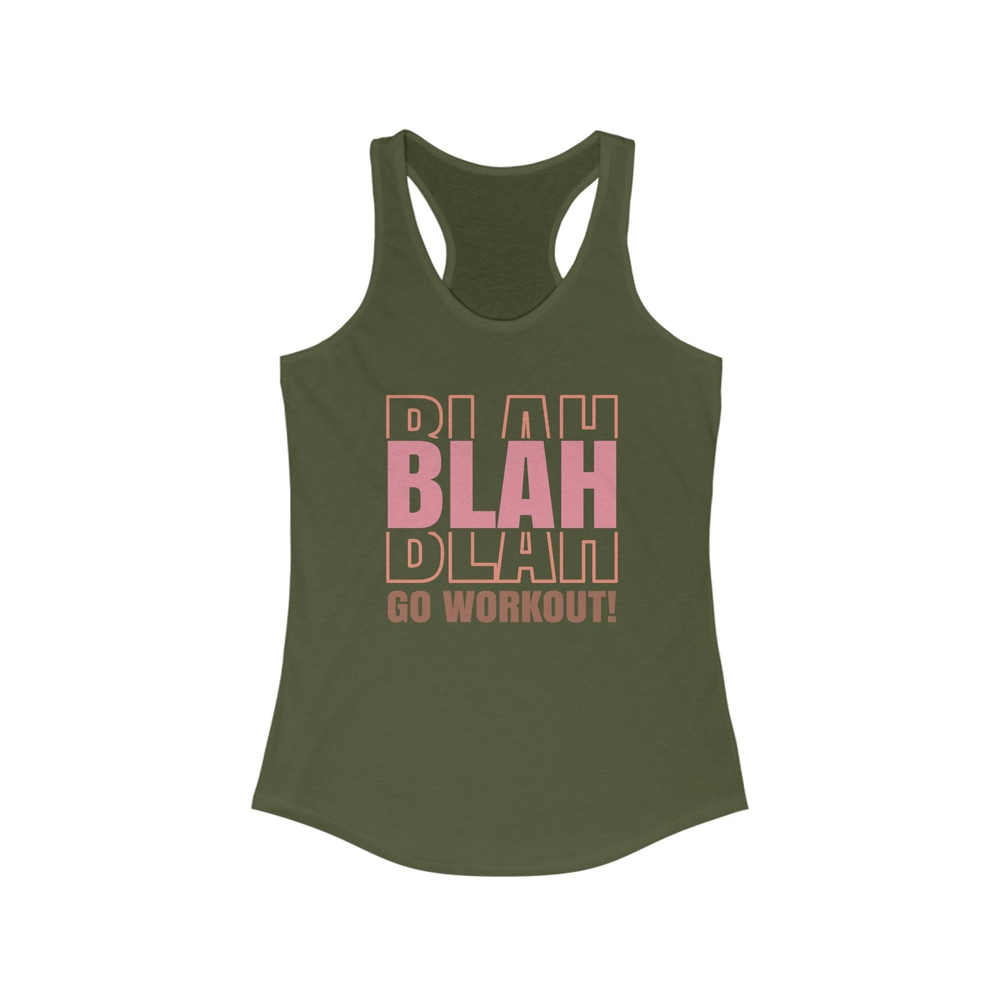 Blah, Go Workout Tank Top