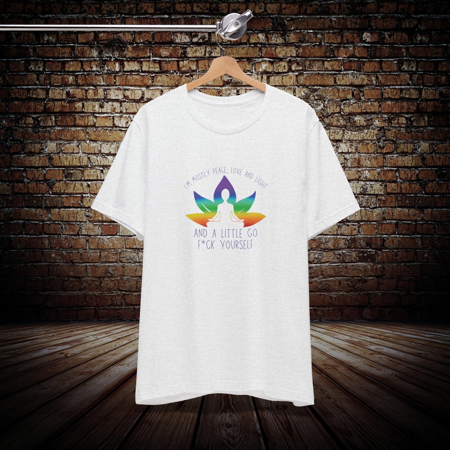 Mostly peace and love - Yoga Inspired T-Shirt