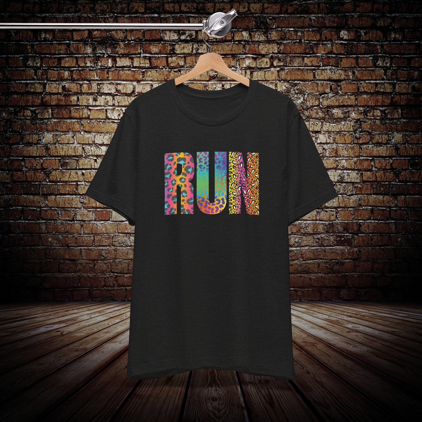 RUN in color Graphic Tee