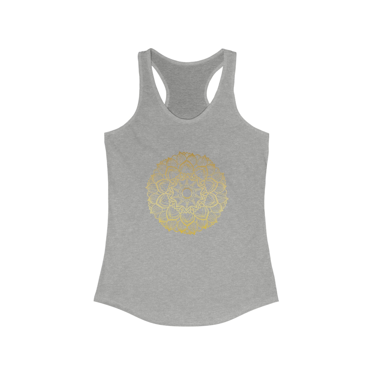 Mandala Gold - Yoga Inspired Tank Top