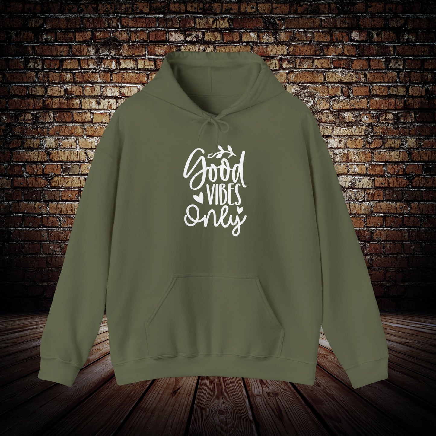 Good Vibes Only Motivational Hoodie