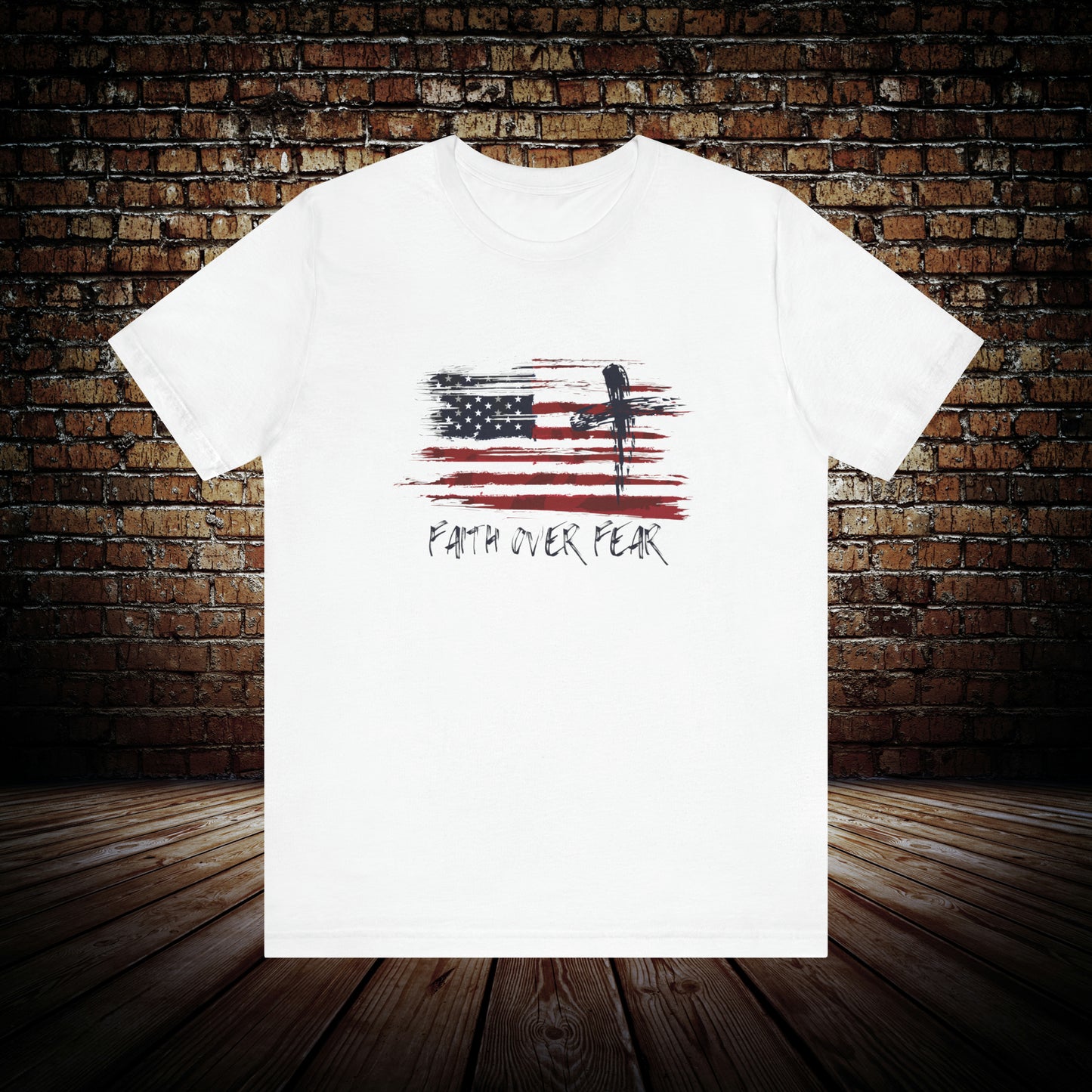 Old Glory Cross Unisex T-Shirt