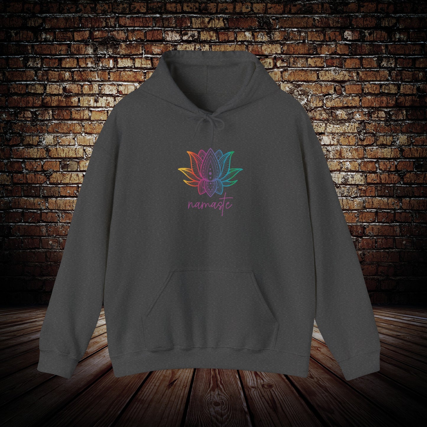 Rainbow Namaste - Yoga Inspired Hoodie