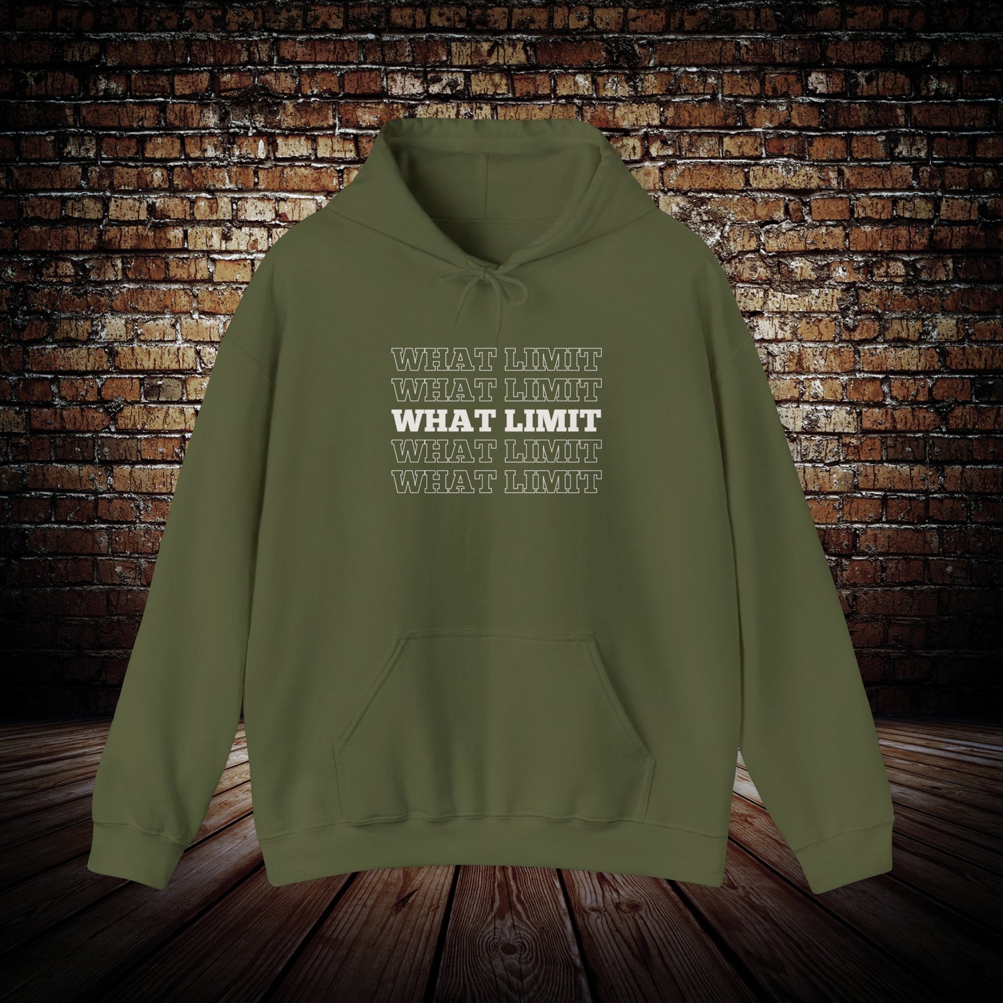 WHAT LIMIT on repeat Motivational Hoodie