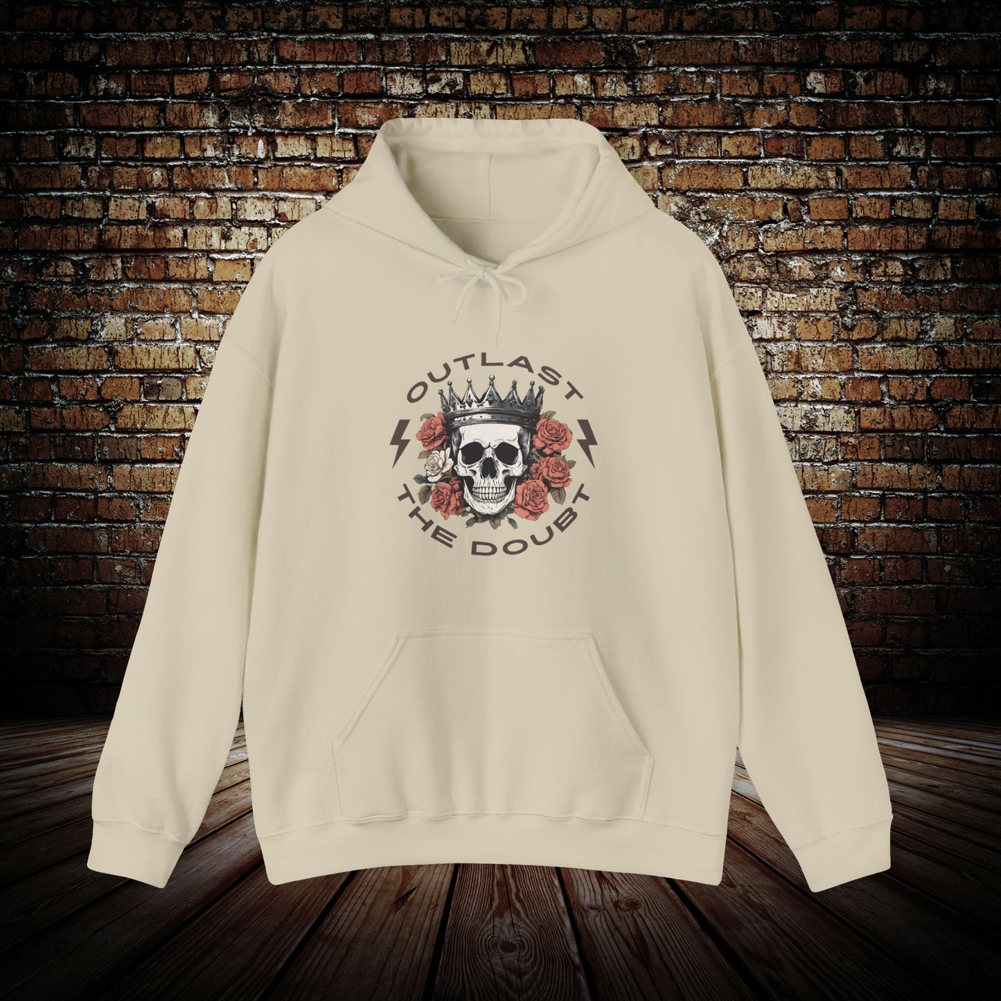 Outlast The Doubt Crown Unisex Hoodie