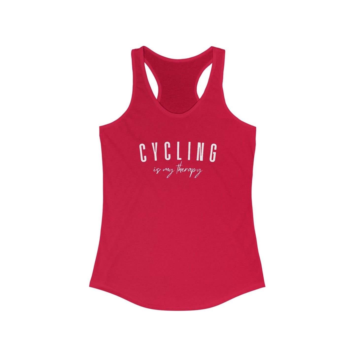 CYCLING is my therapy Tank Top