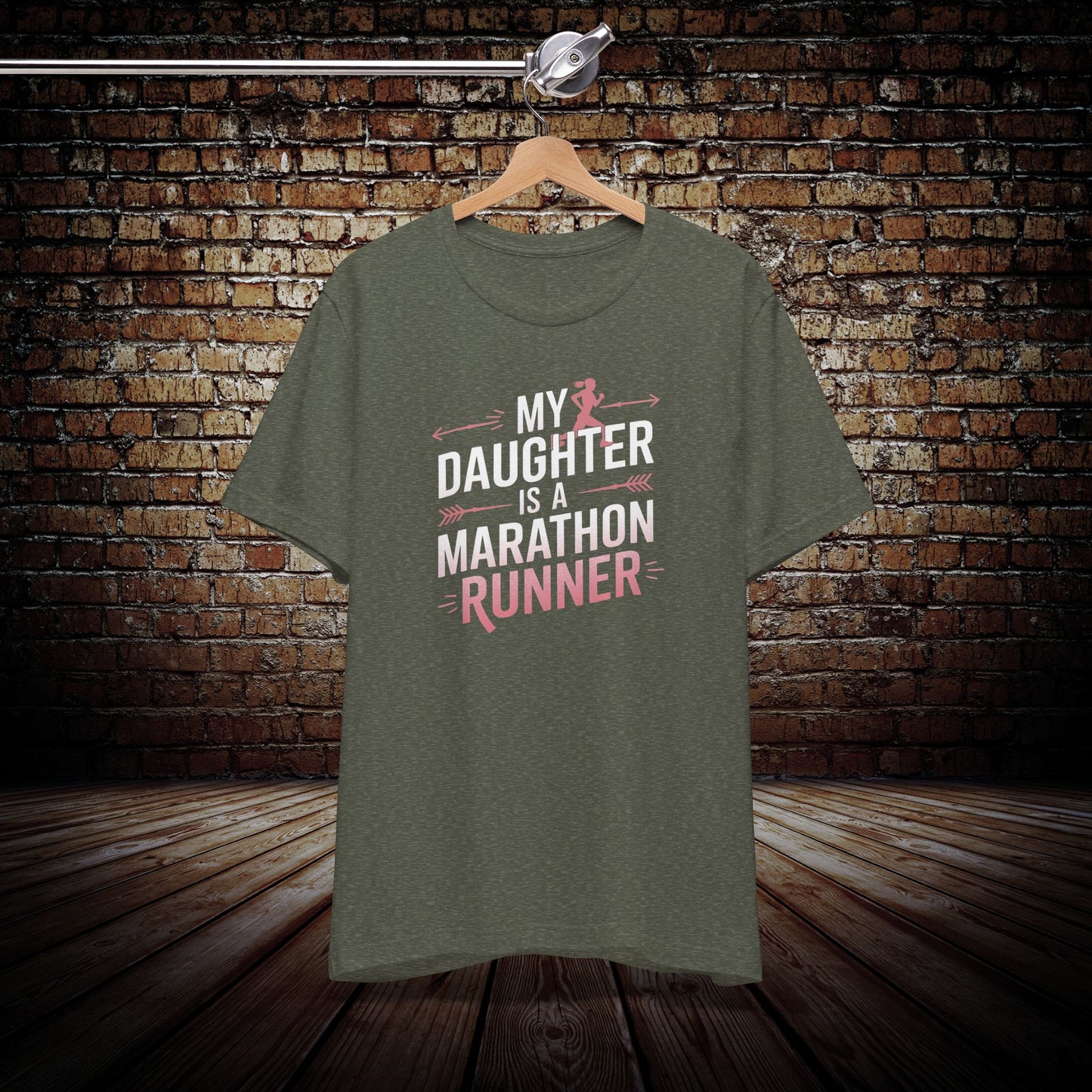 My daughter is a marathon runner Graphic Tee