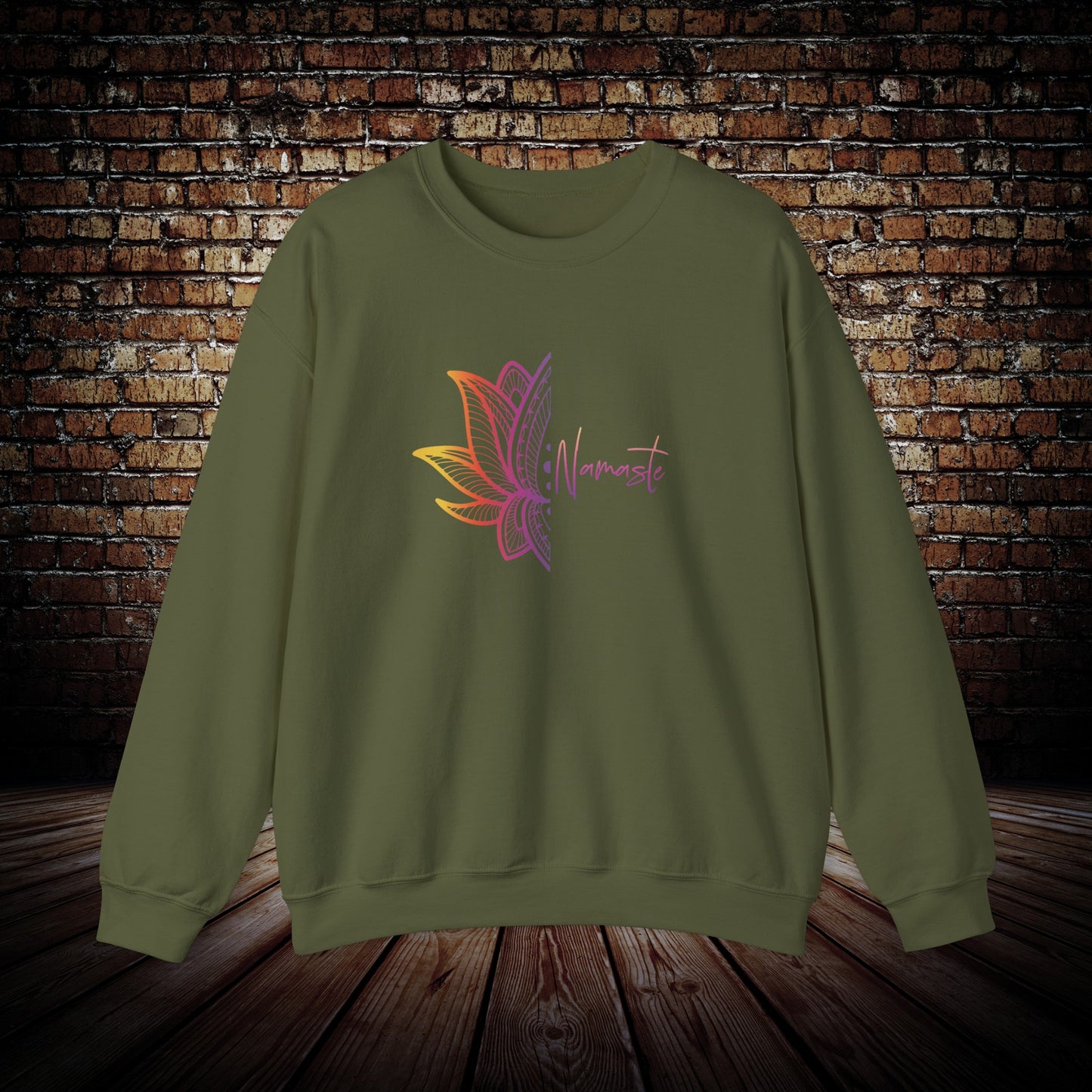 Half Lotus Flower - Namaste Unisex Sweatshirt