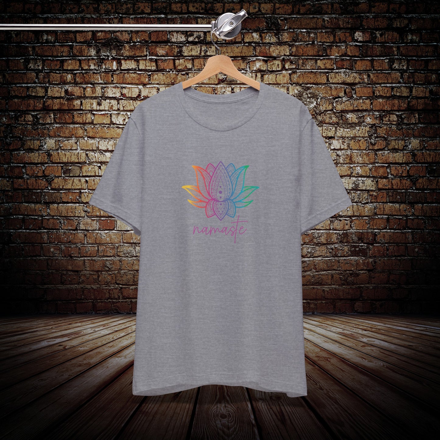 Rainbow Namaste - Yoga Inspired T-Shirt