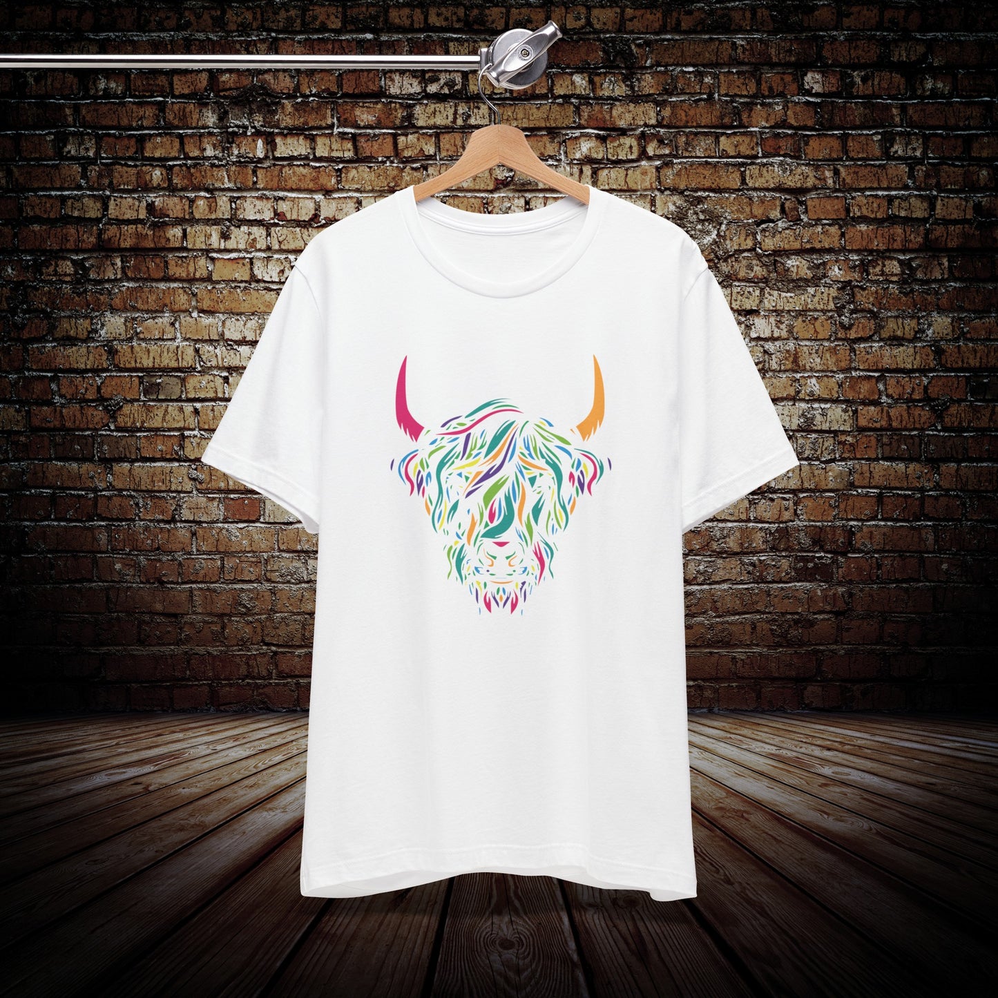 Bull in color Graphic Tee