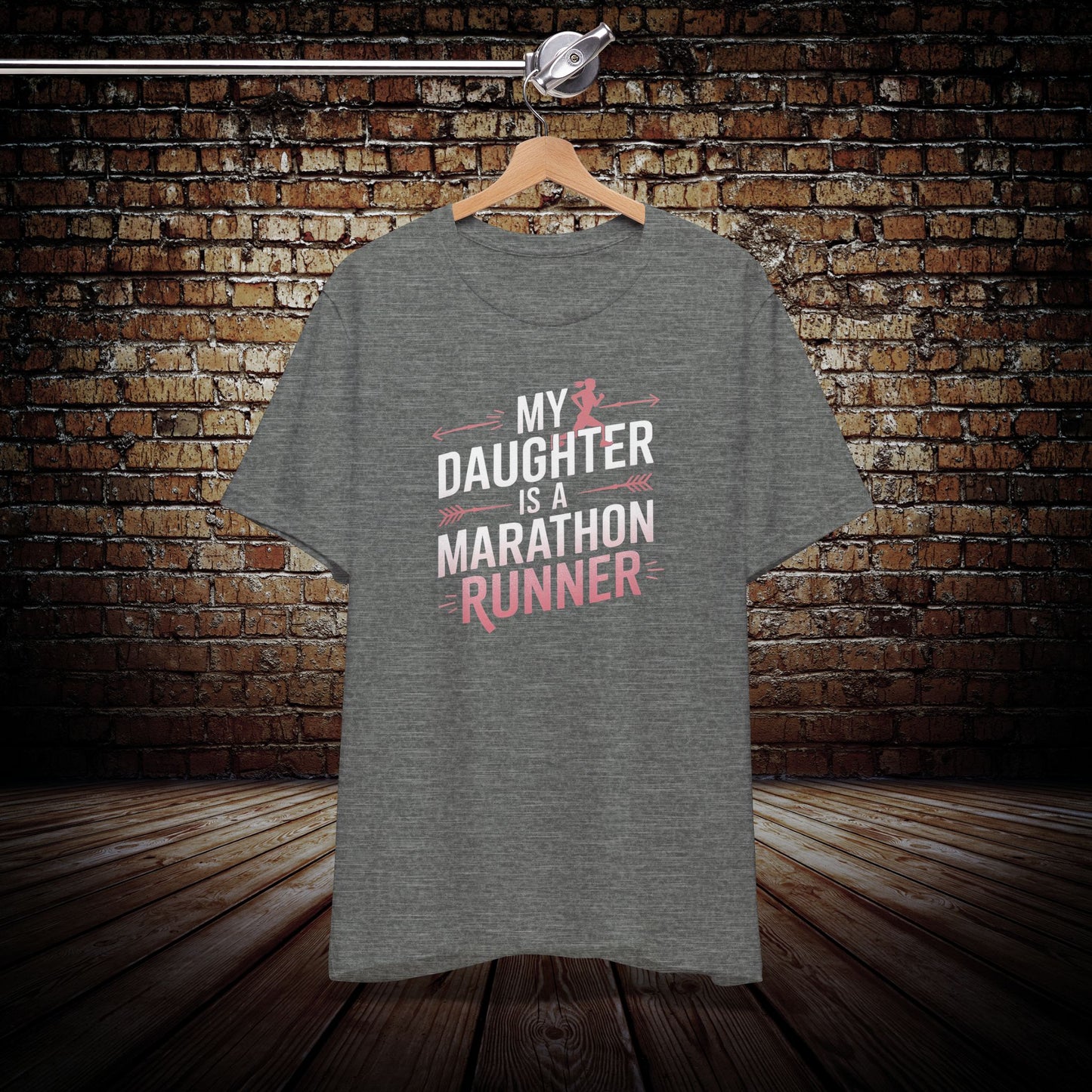 My daughter is a marathon runner Graphic Tee