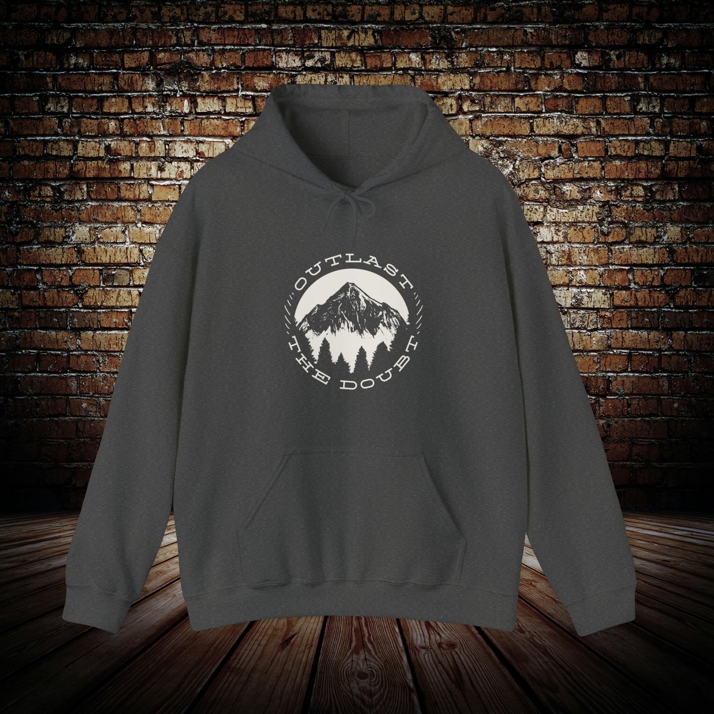 Outlast The Doubt Mountain View Unisex Hoodie