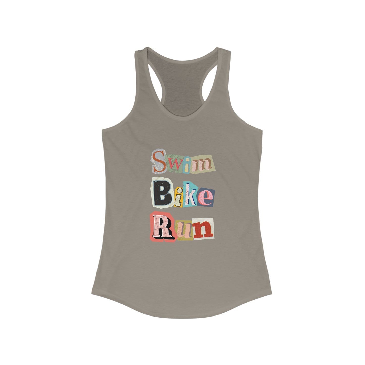 Trendy Triathlon workout tank Gym tank top