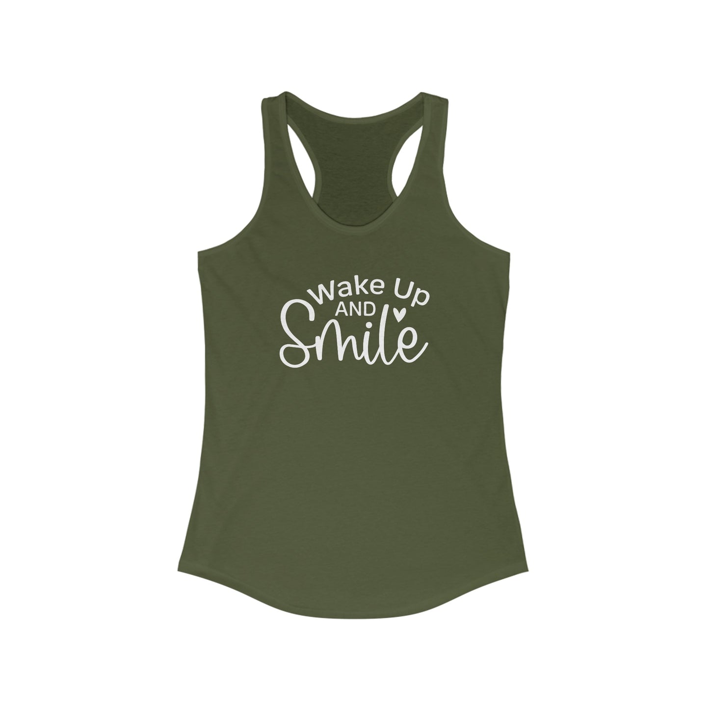 Wake up and smile Tank Top