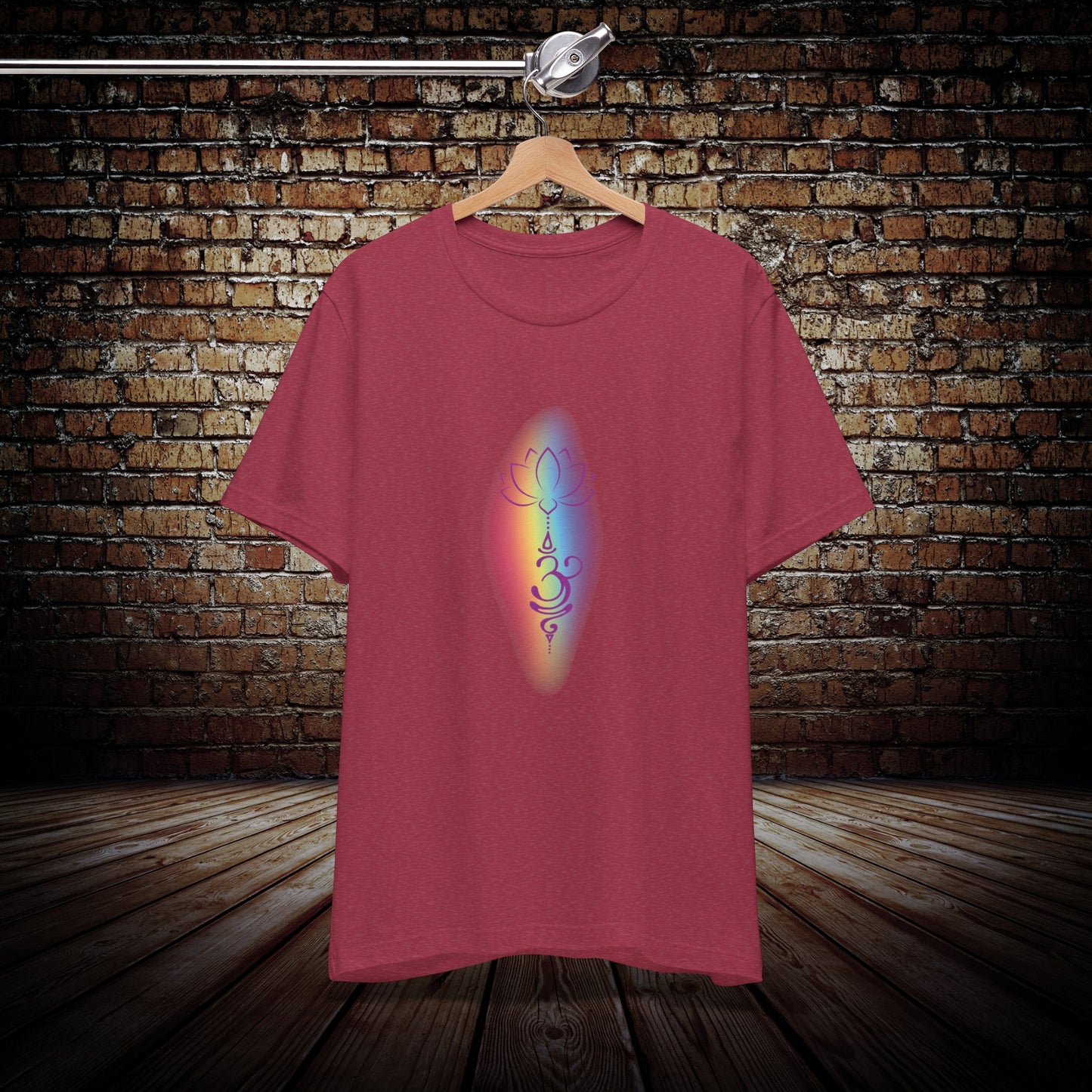 Rainbow Lotus Breathe - Yoga Inspired T-Shirt