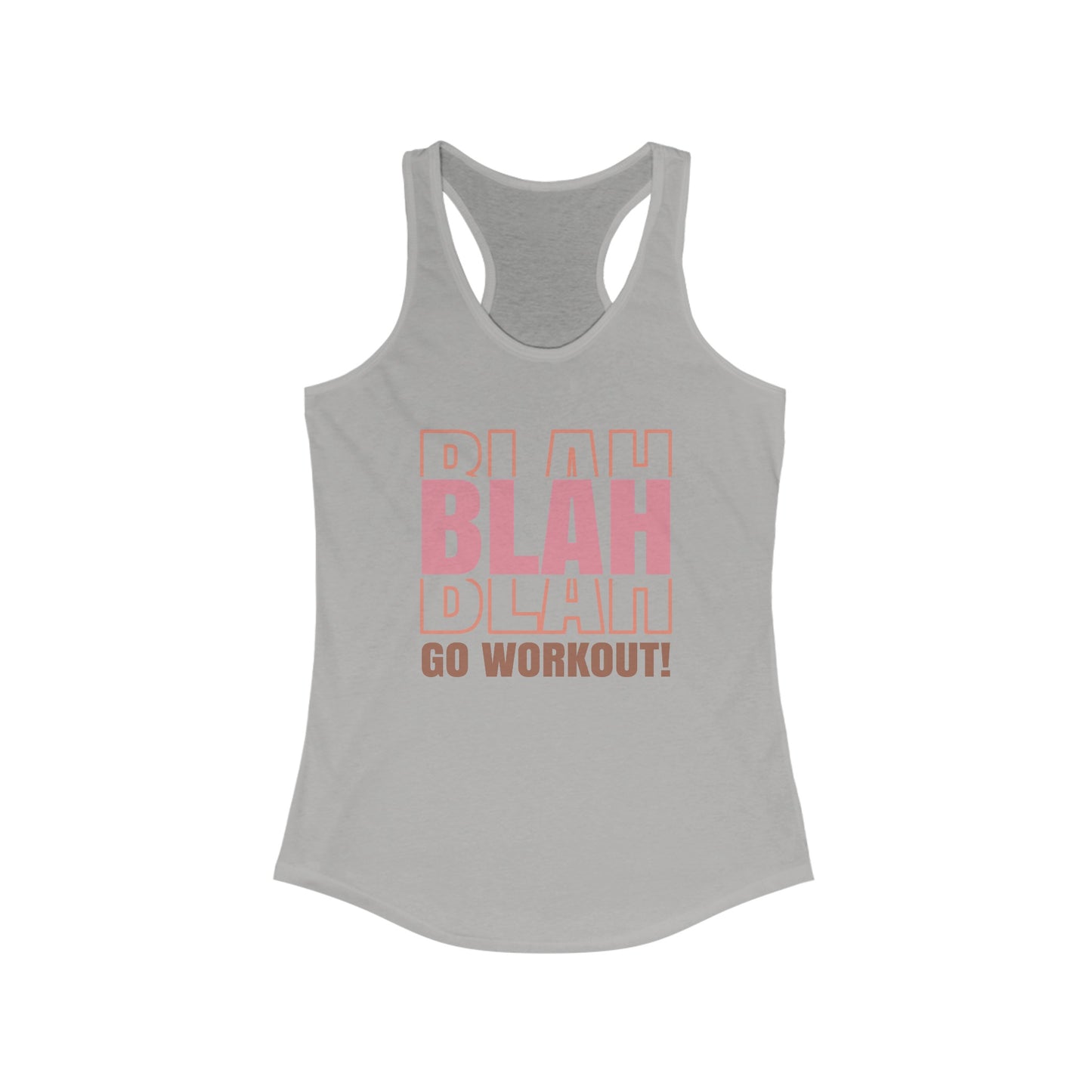 Blah, Go Workout Tank Top