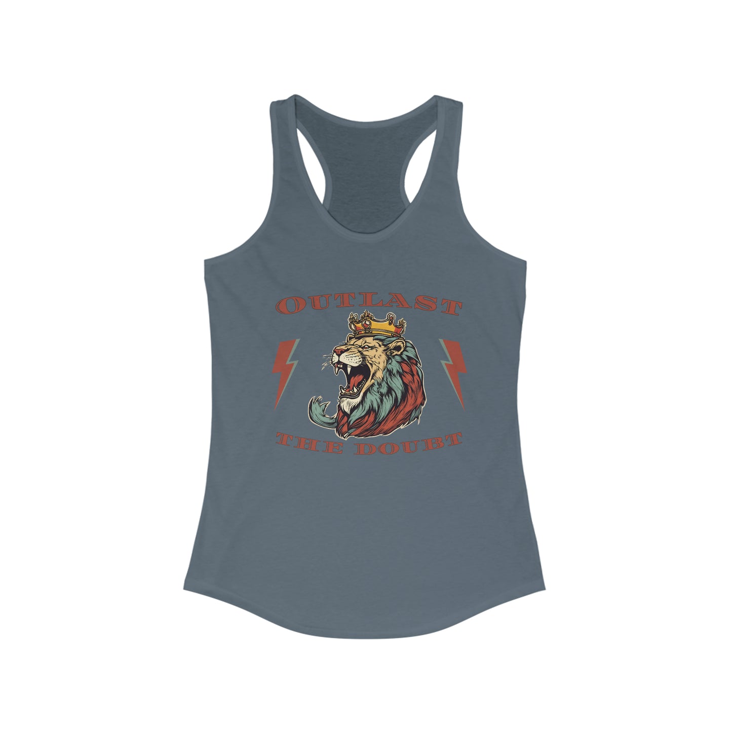 Outlast The Doubt Lion Tank Top