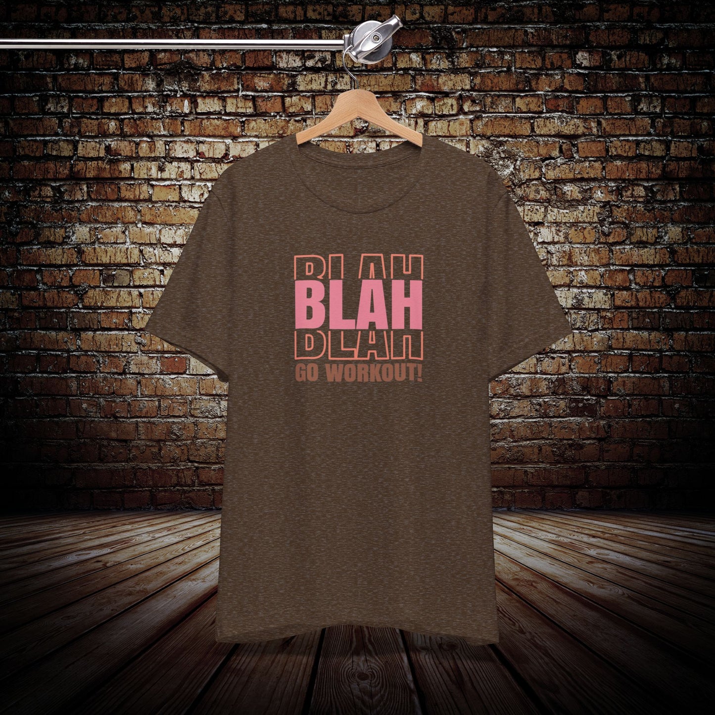 BLAH, Go Workout Graphic Tee