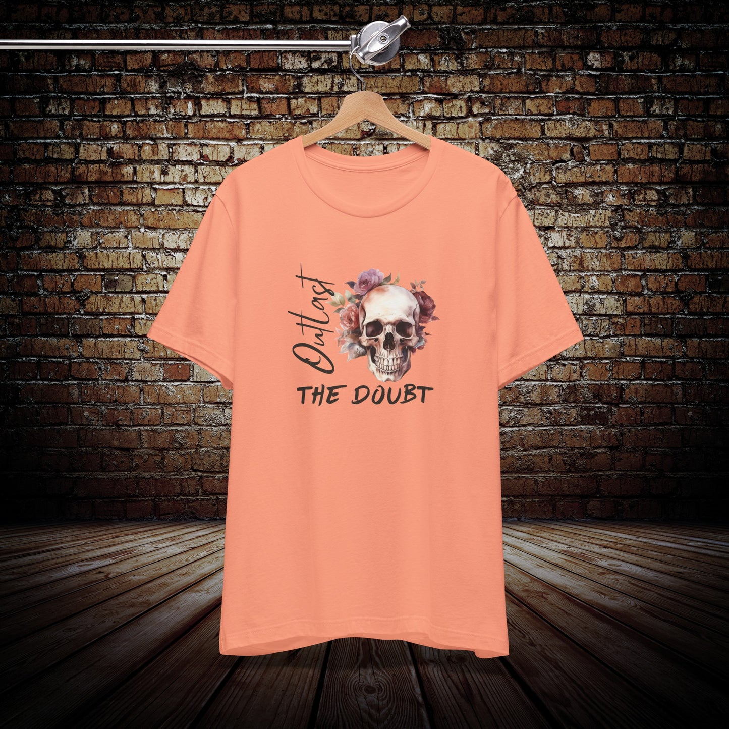 Outlast The Doubt - Skull T-Shirt Unisex