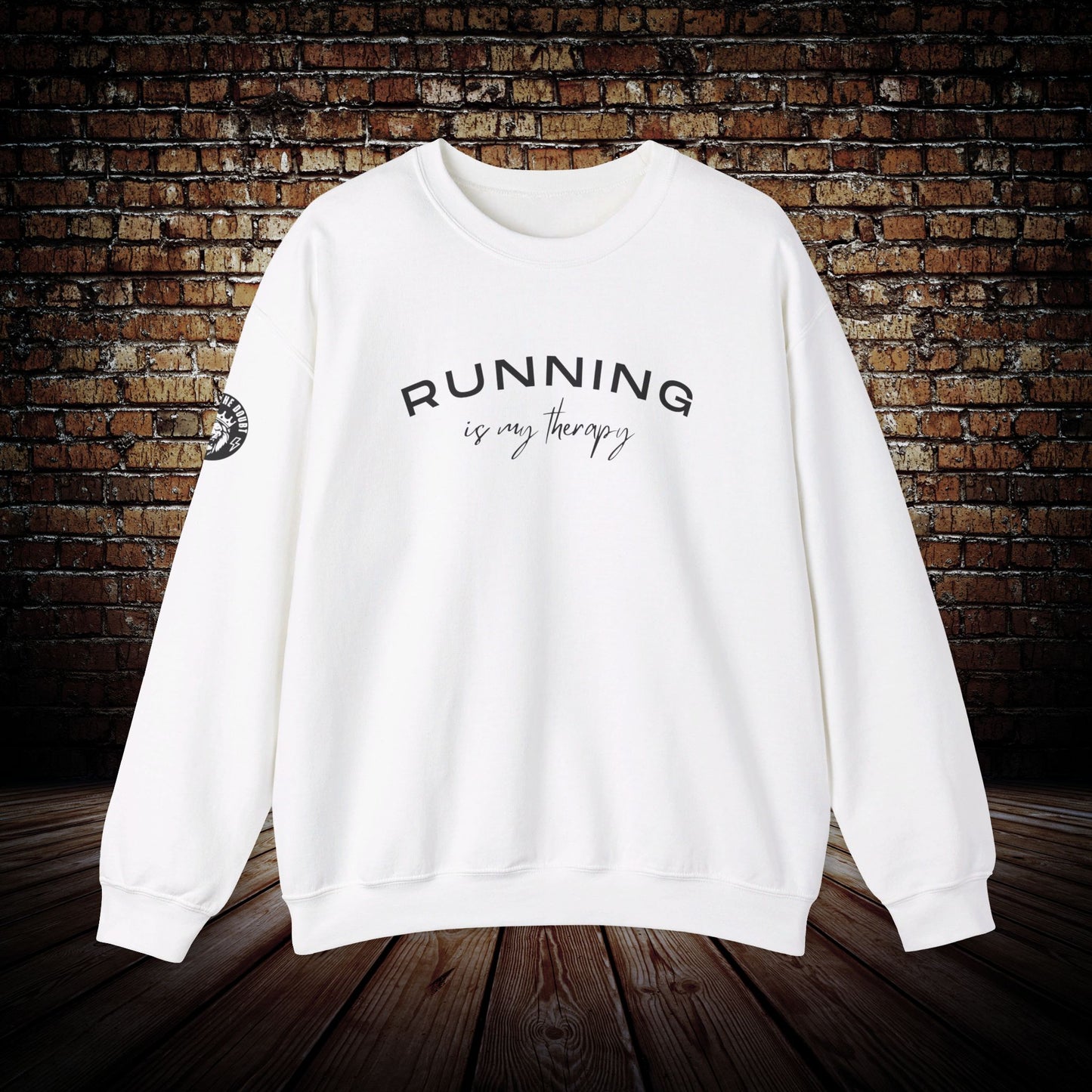 Outlast The Doubt Running is my therapy Sweatshirt