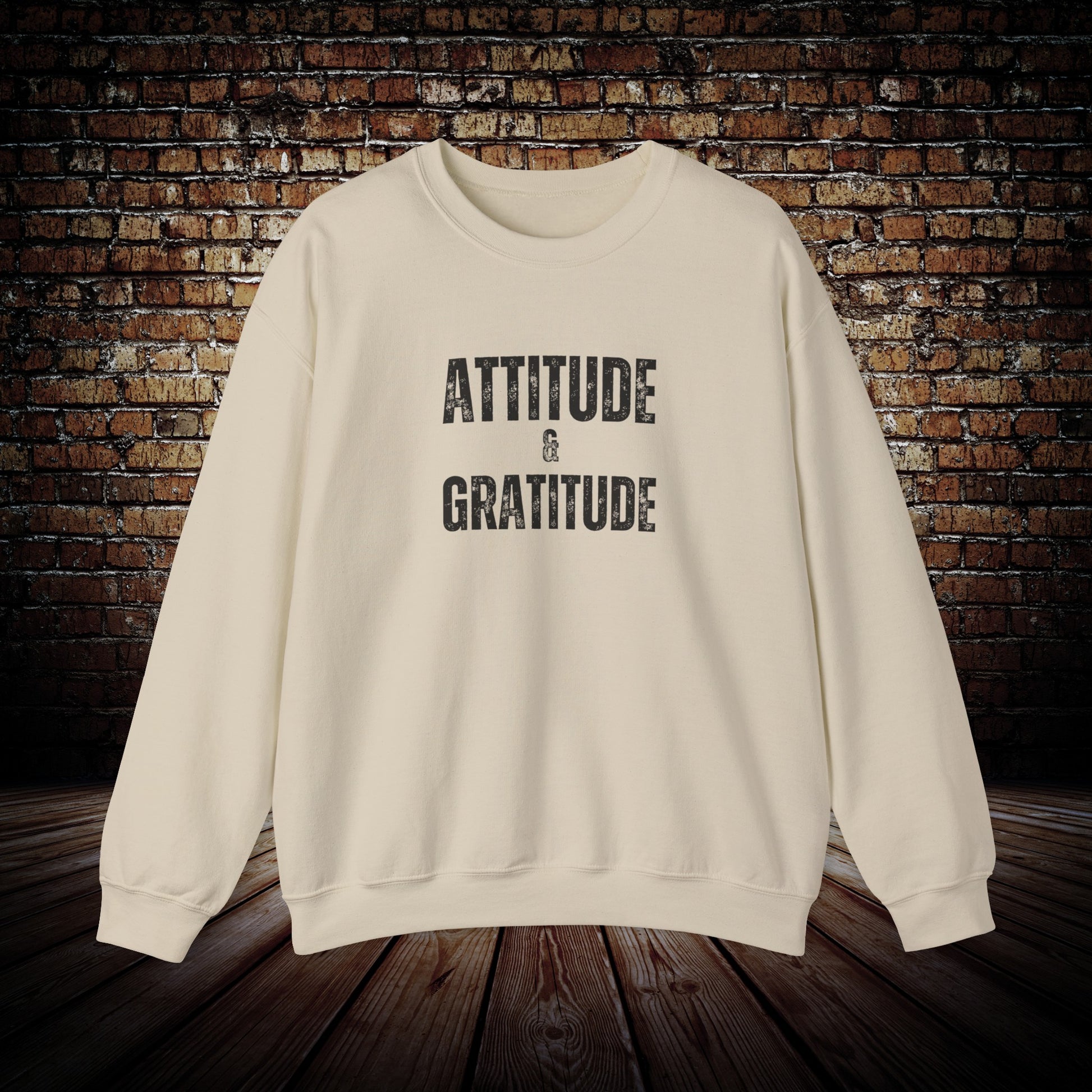 Attitude and gratitude sweatshirt