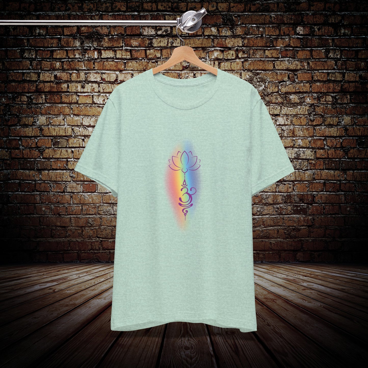 Rainbow Lotus Breathe - Yoga Inspired T-Shirt