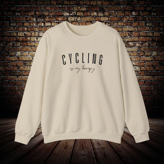 CYCLING is my therapy Sweatshirt