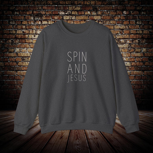 Spin and Jesus Unisex Sweatshirt