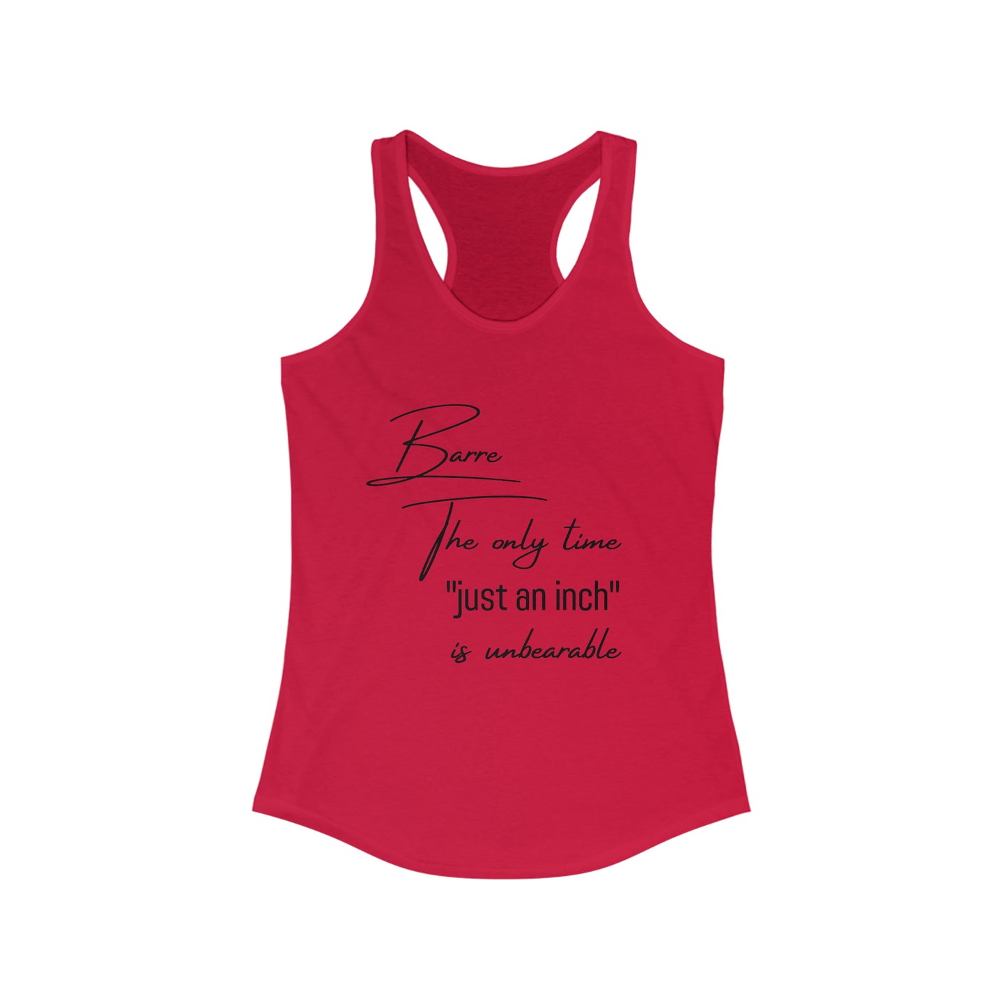 Barre class - Just an inch Women's Tank Top