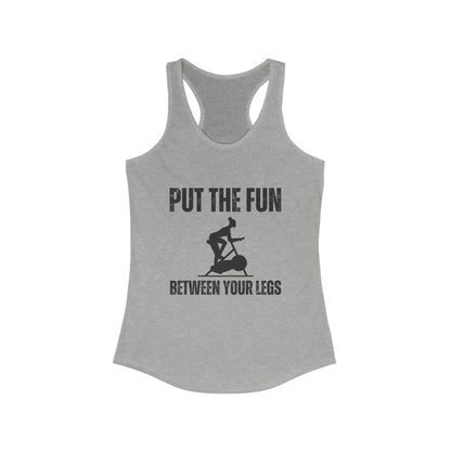 Funny Spin class tank top