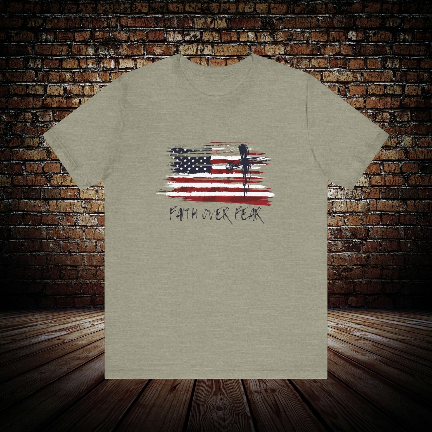 Old Glory Cross Unisex T-Shirt