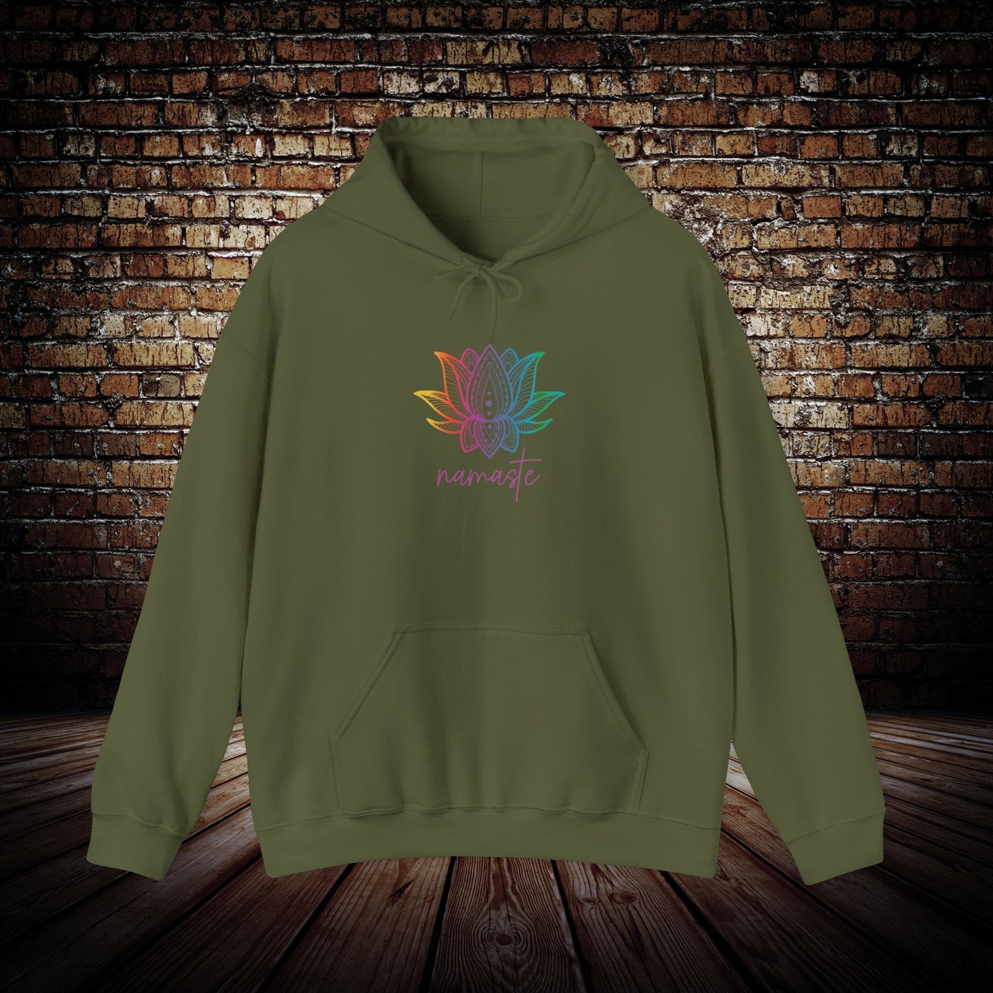 Rainbow Namaste - Yoga Inspired Hoodie