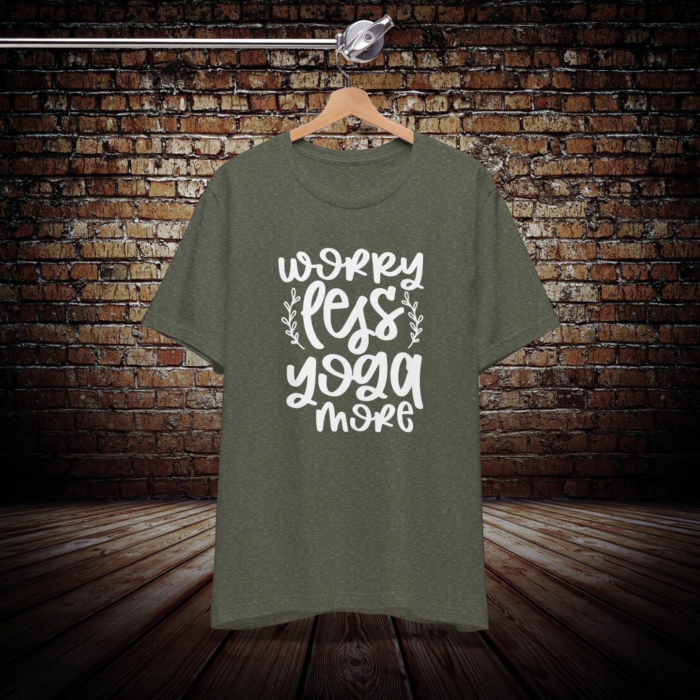 Worry Less Yoga More Graphic Tee