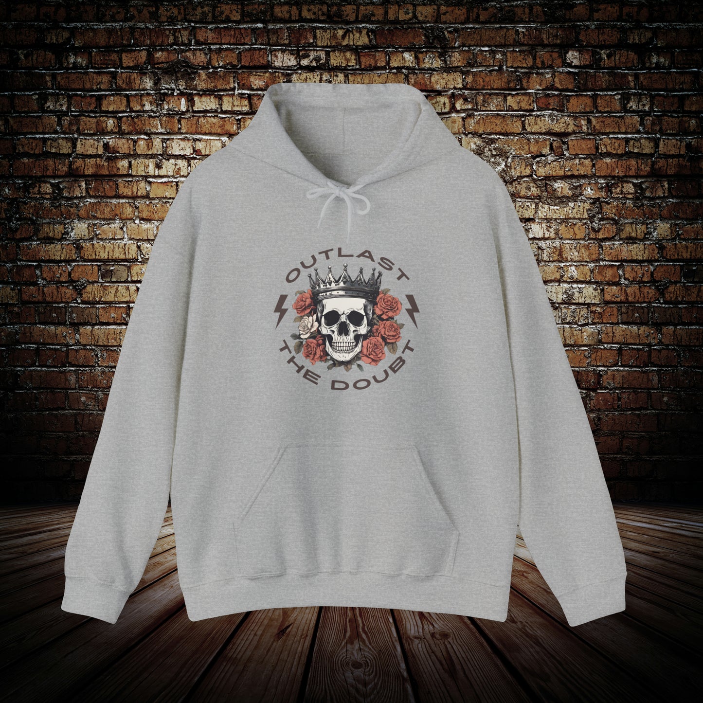 Outlast The Doubt Crown Unisex Hoodie