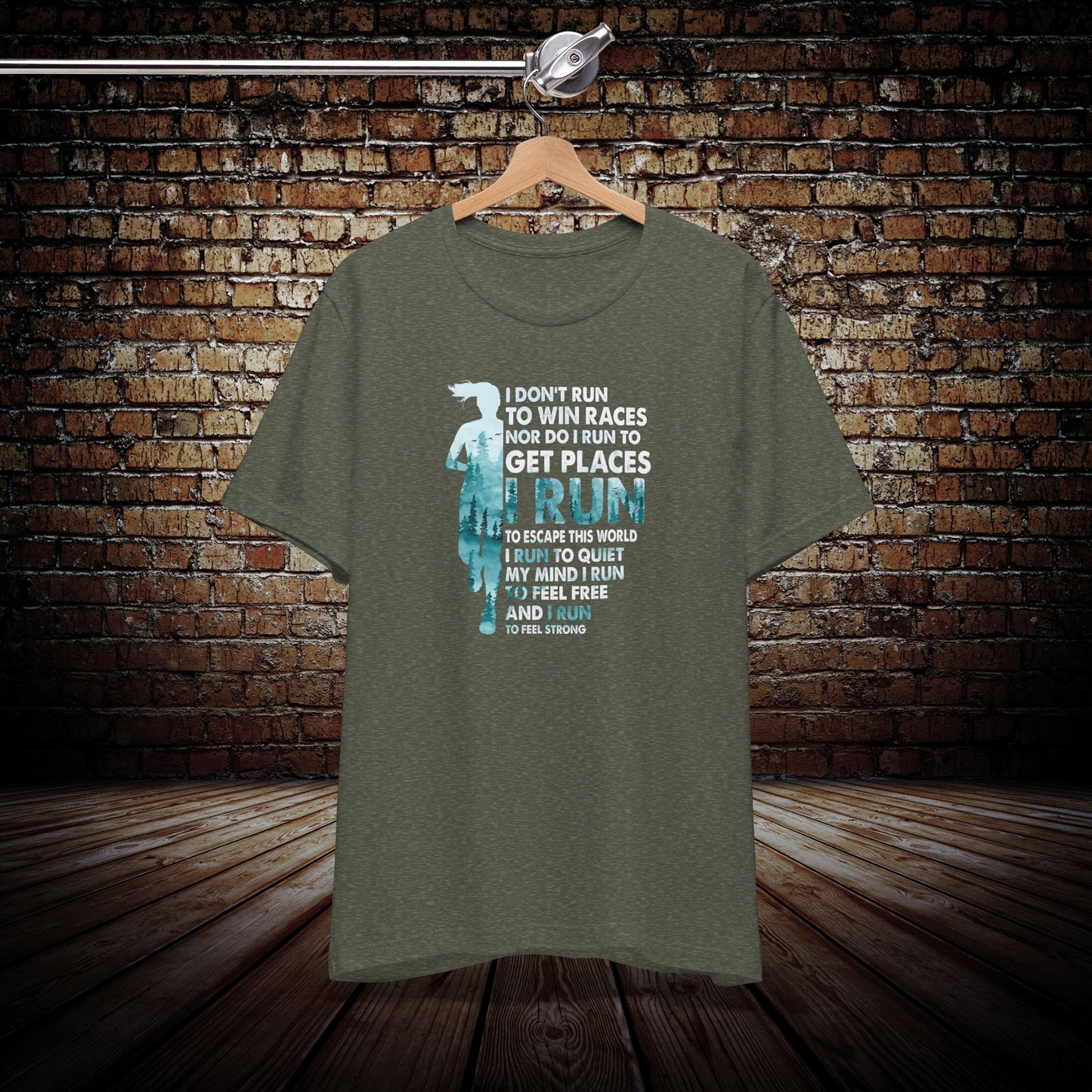 I don't run to win Graphic Tee