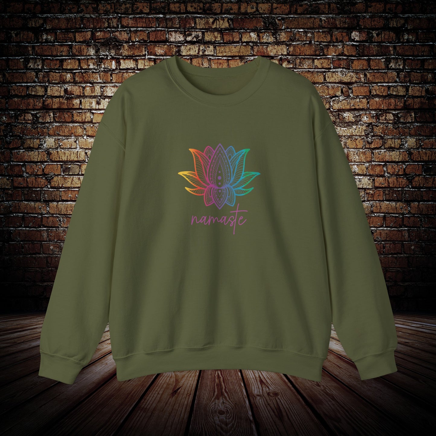 Rainbow Namaste Unisex Sweatshirt