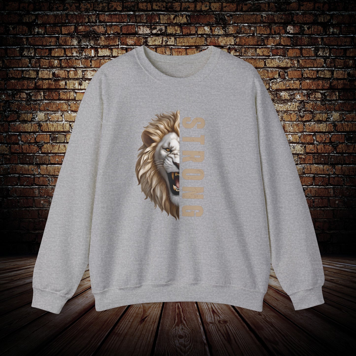 Strong like a lion motivational Sweatshirt