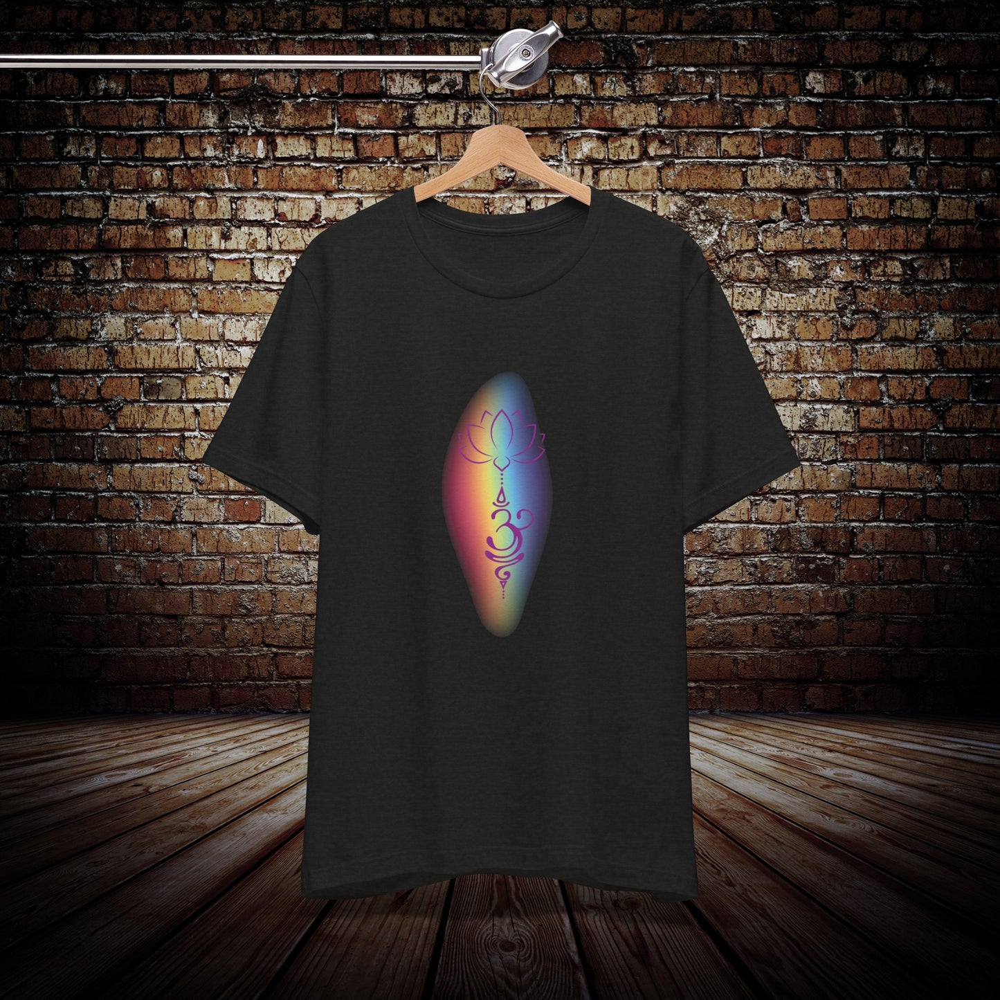 Rainbow Lotus Breathe - Yoga Inspired T-Shirt