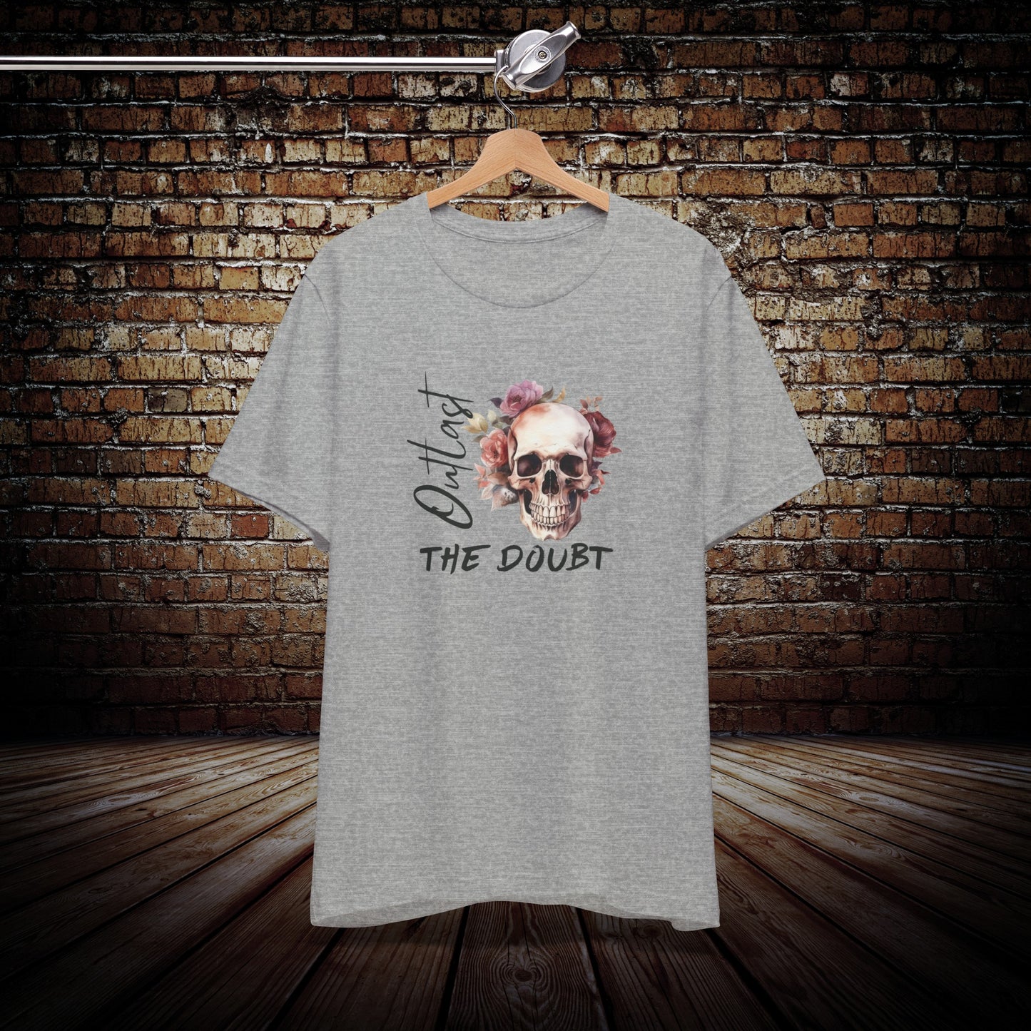 Outlast The Doubt - Skull T-Shirt Unisex