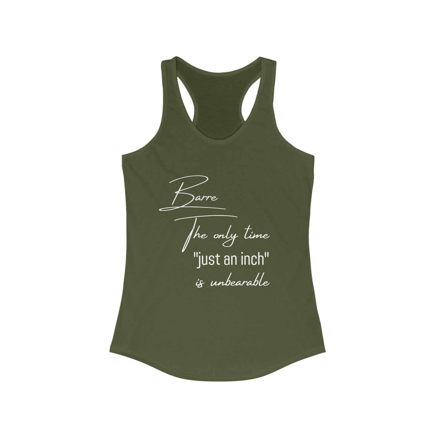 Barre class - Just an inch Women's Tank Top